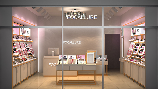 化妆品展示柜设计 化妆品展示柜设计